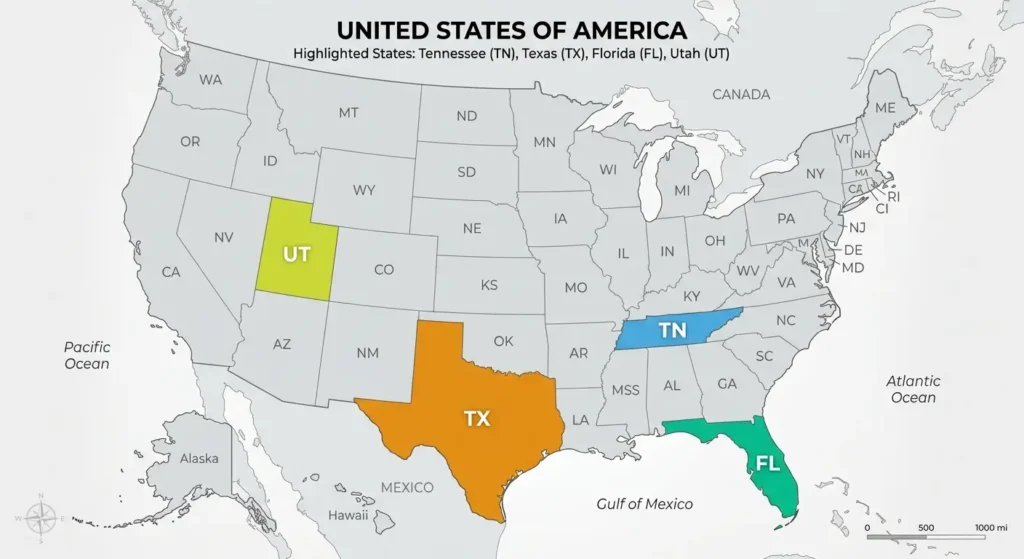 Jetstream Private Equity Target Markets — Tennessee, Texas, Florida, Utah | Jetstream Private Equity