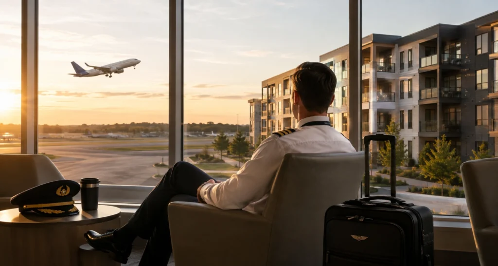 Pilot Waiting On The Airport | Jetstream Private Equity
